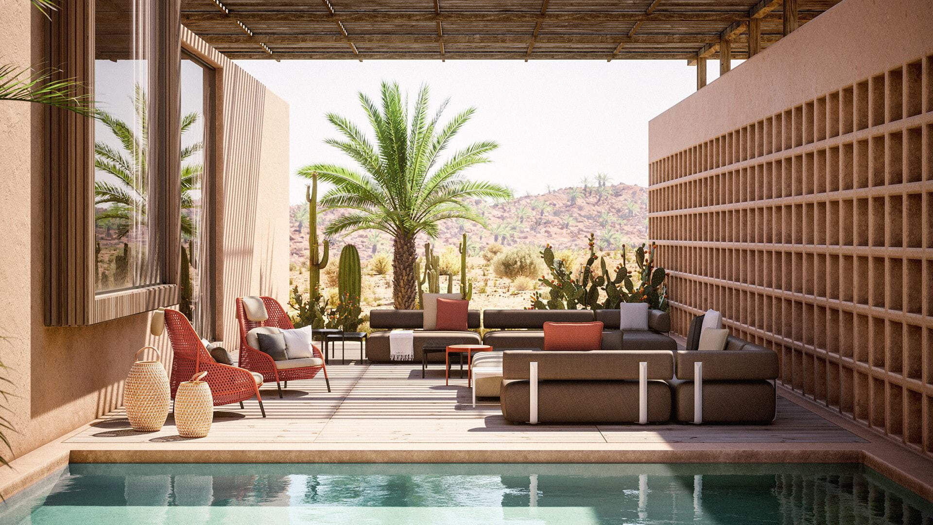 Ahnda outdoor furniture by Dedon