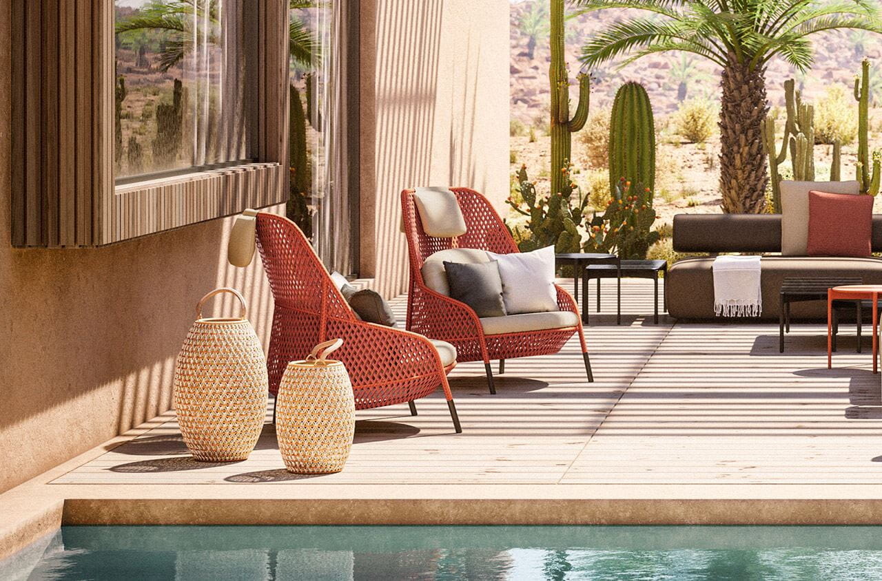Ahnda outdoor furniture by Dedon
