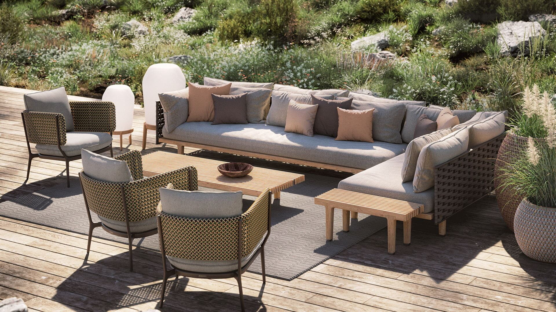 Bellmonde outdoor furniture by Dedon