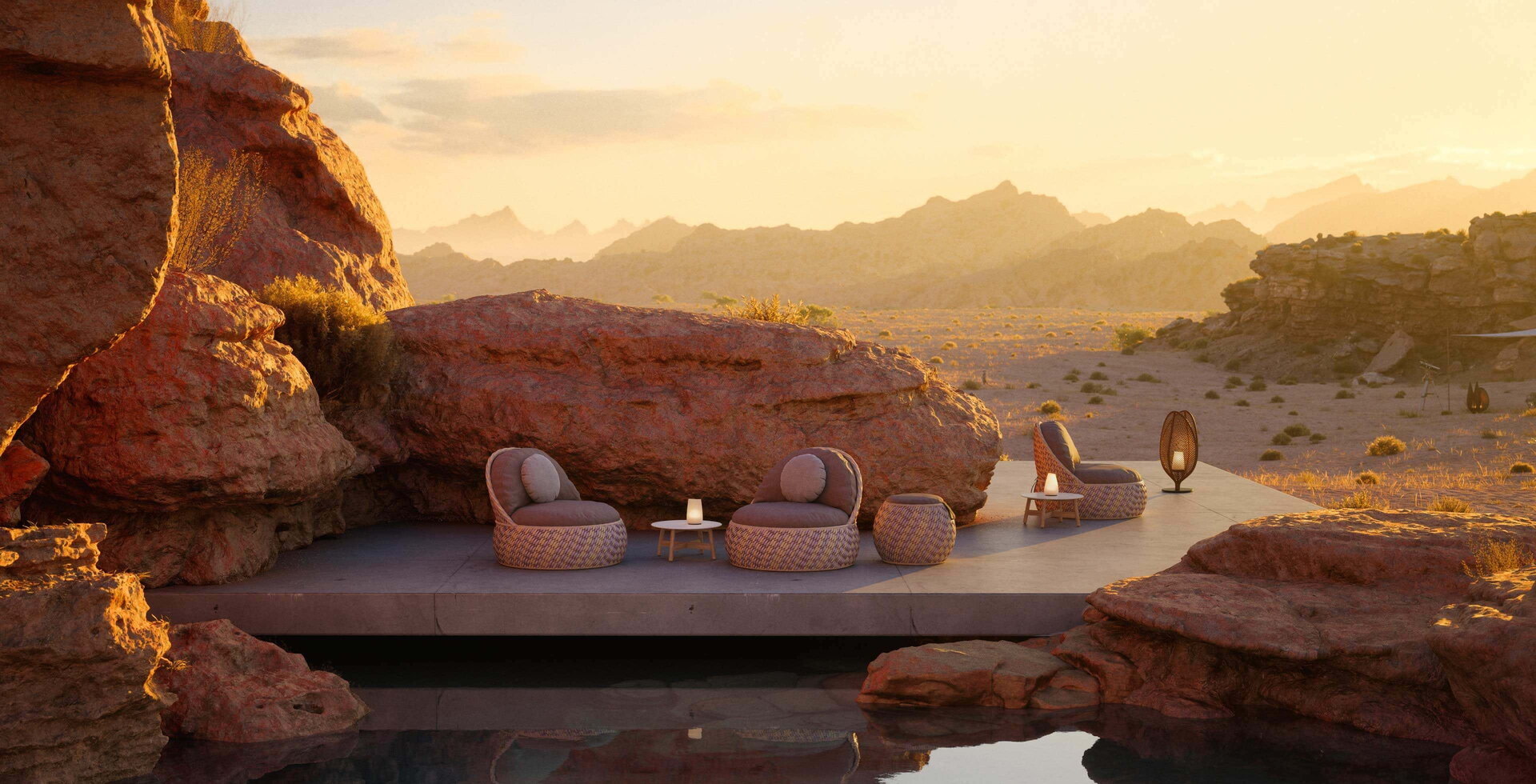 DALA outdoor furniture by Dedon