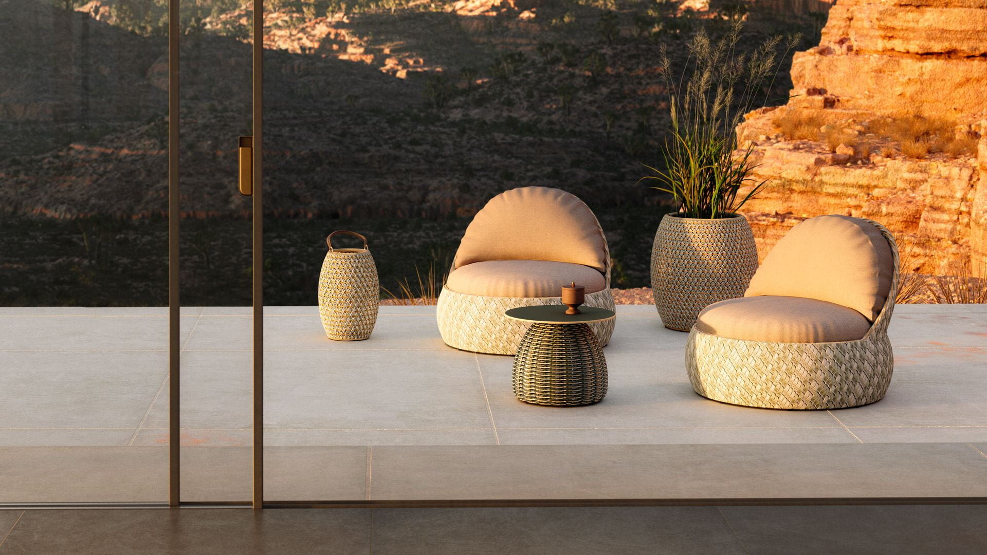 DALA outdoor furniture by Dedon