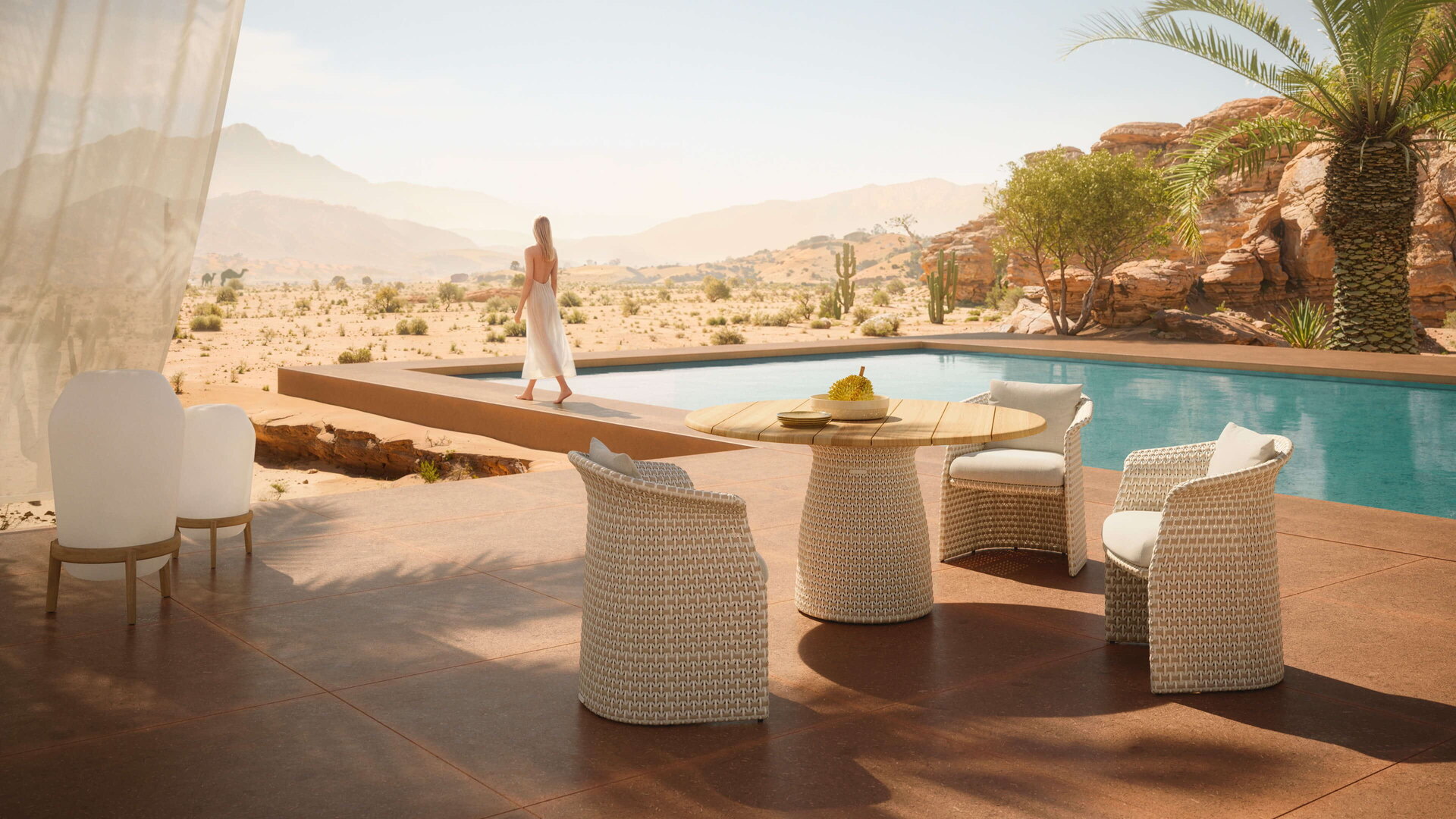 Fllair outdoor furniture by Dedon