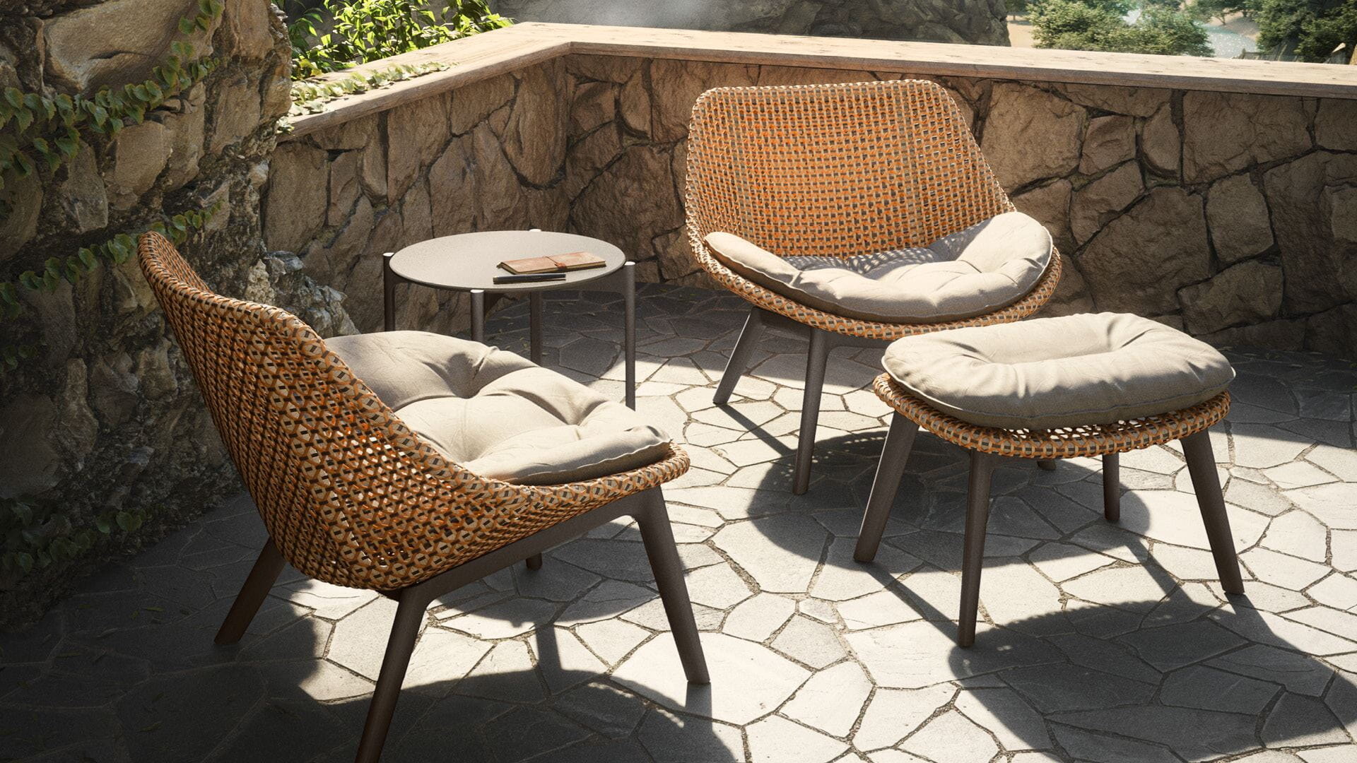 Izon outdoor furniture by Dedon