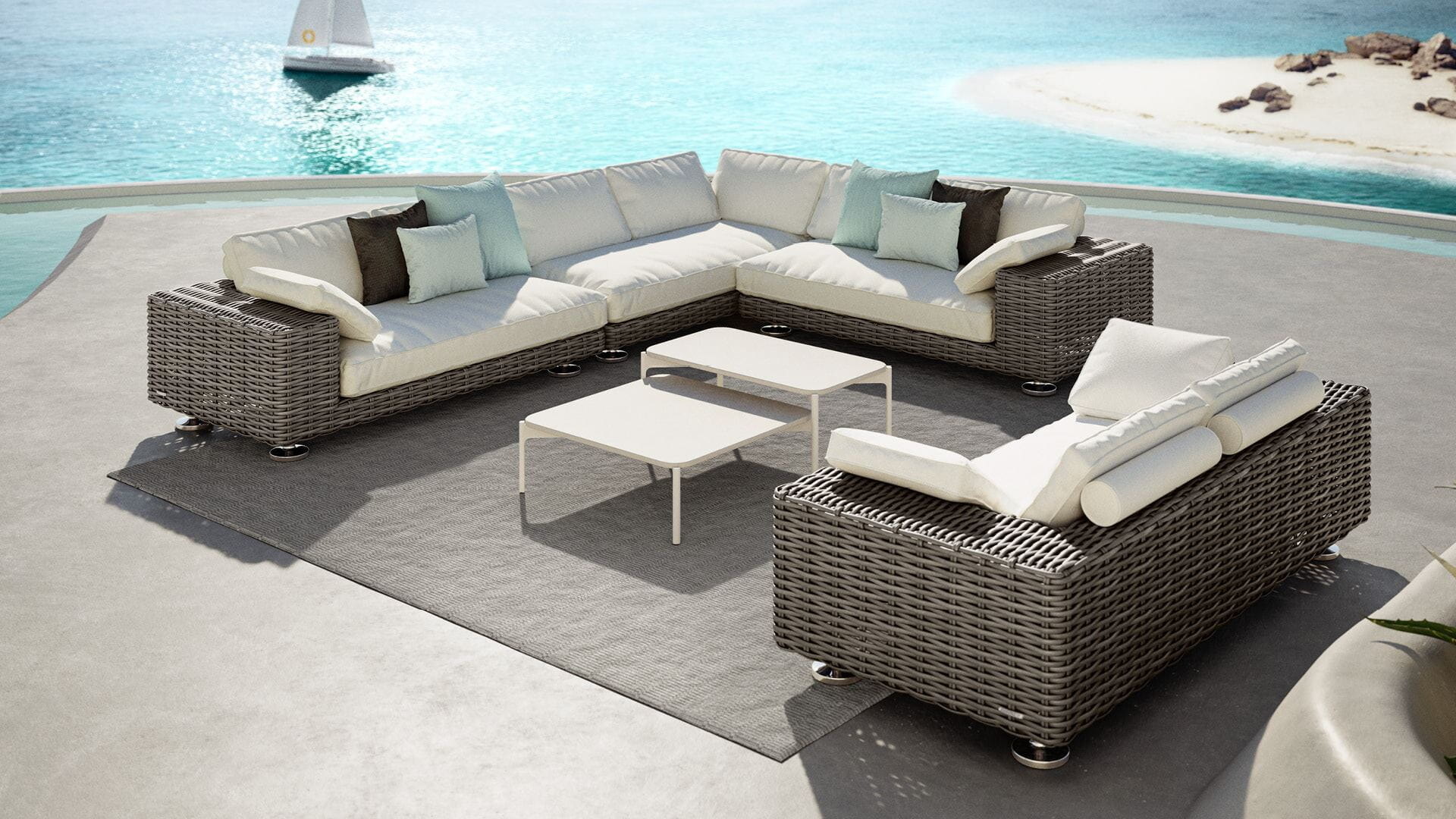 Izon outdoor furniture by Dedon