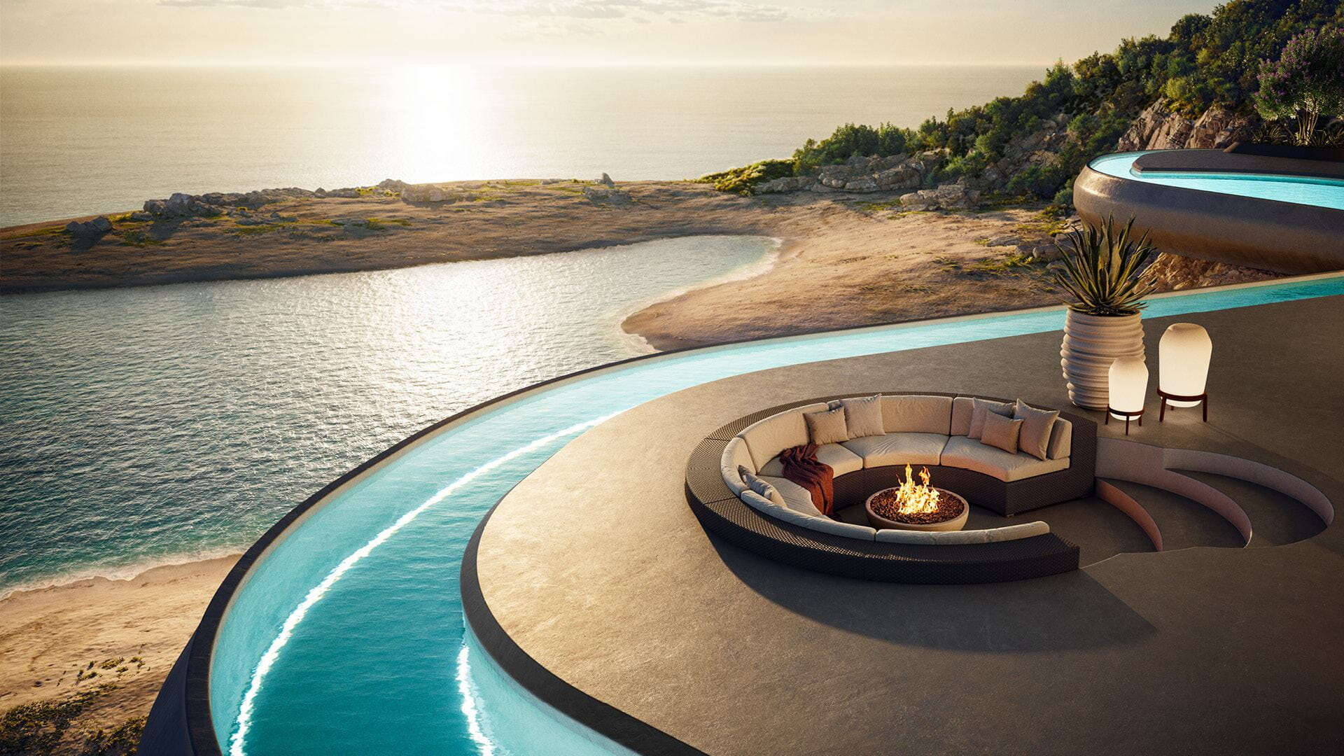 Lounge outdoor furniture by Dedon