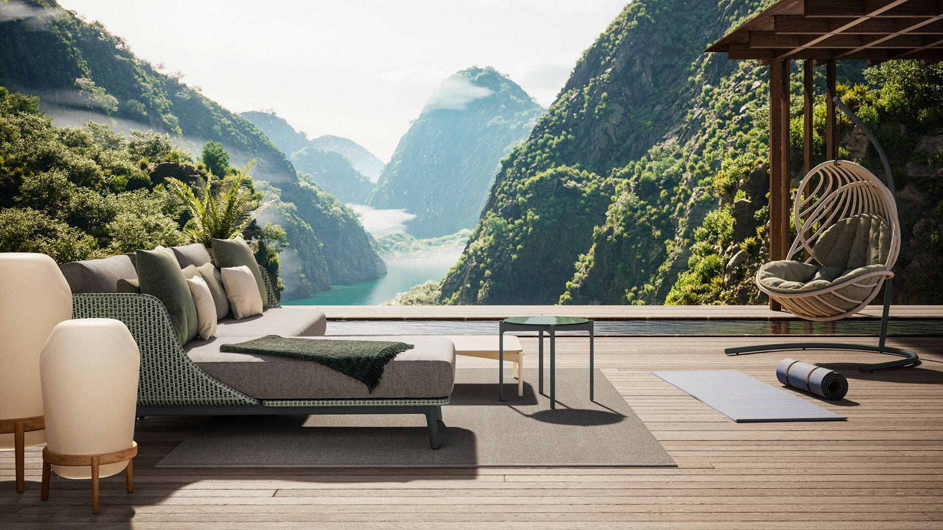 Mbarq outdoor furniture by Dedon