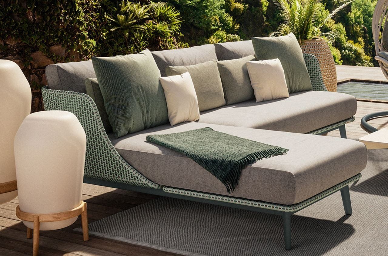 Dedon Mbarq modular outdoor sectional sofa