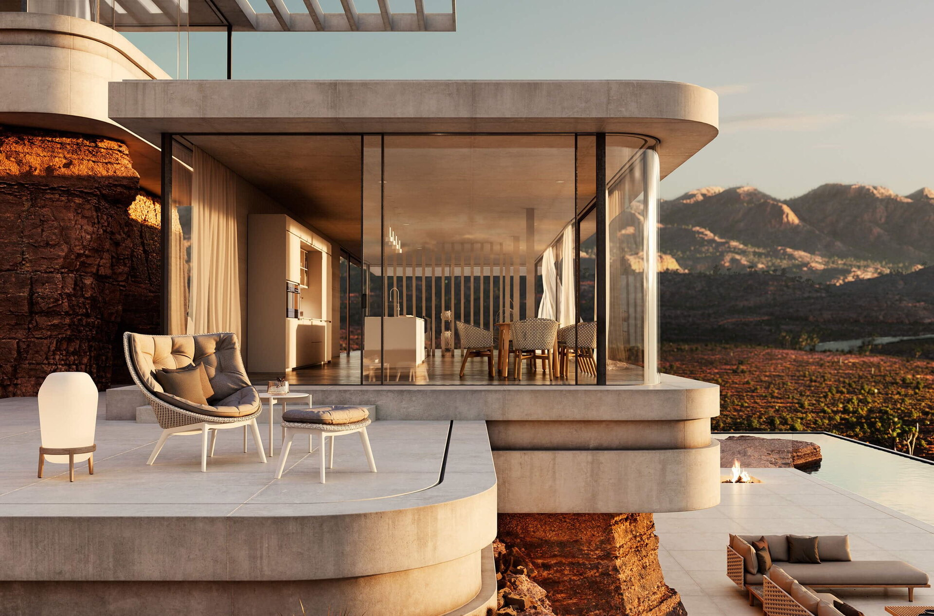 Mbrace Alu outdoor furniture by Dedon