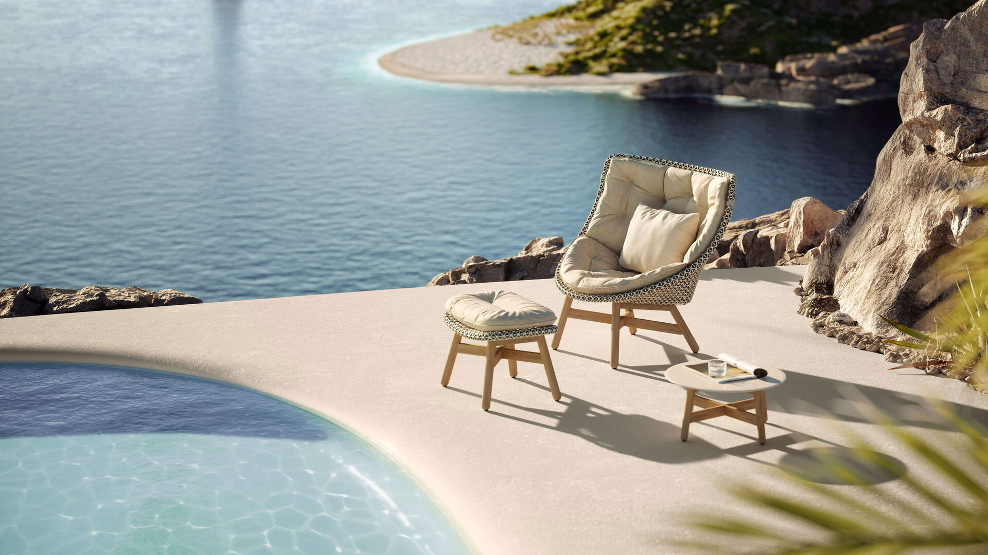 Mbrace outdoor furniture by Dedon