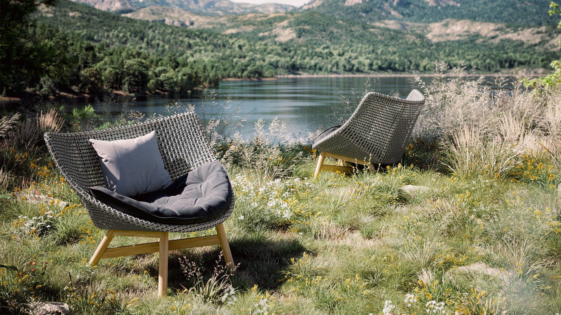 Mbrace outdoor furniture by Dedon