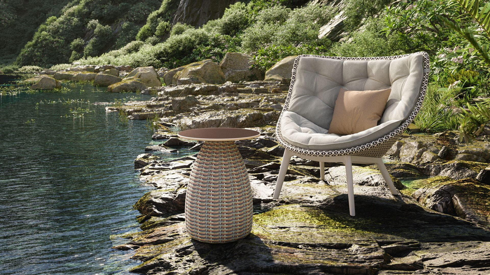 Porcini outdoor furniture by Dedon