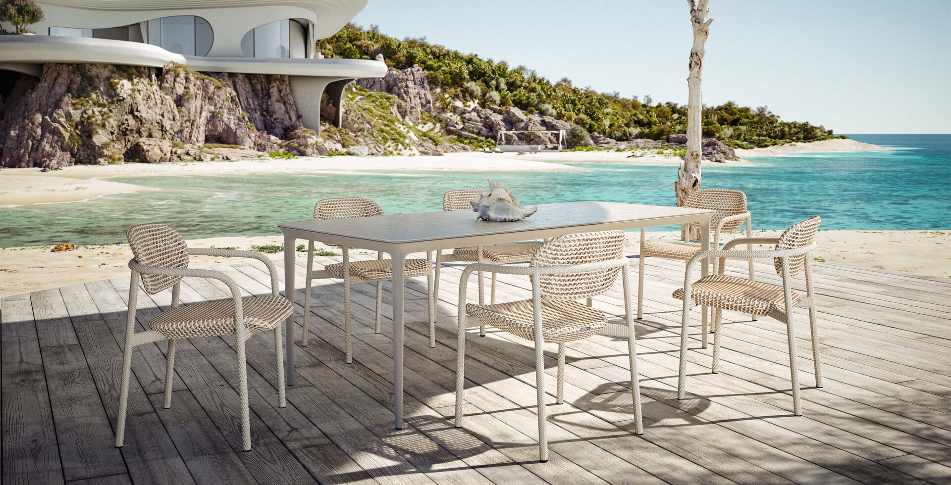Roii outdoor furniture by Dedon