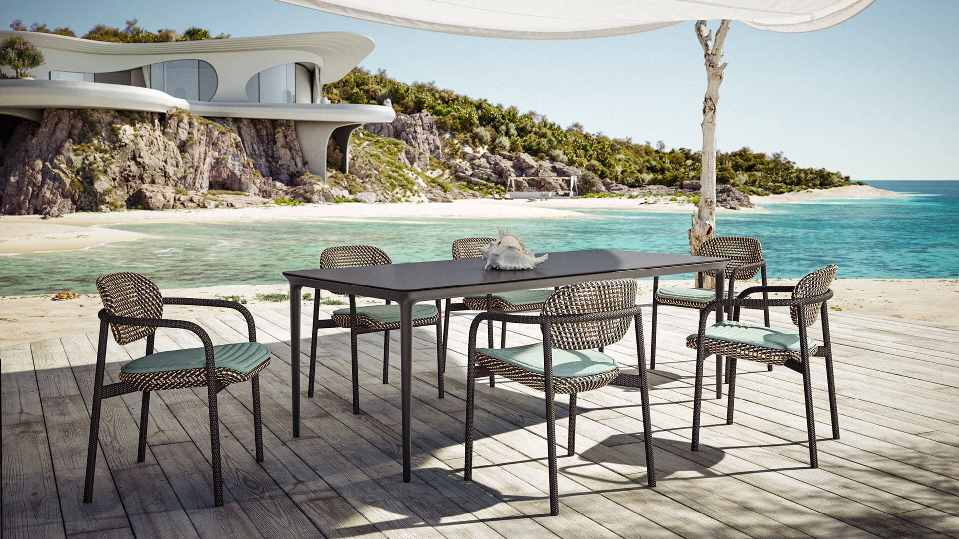 Roii outdoor furniture by Dedon