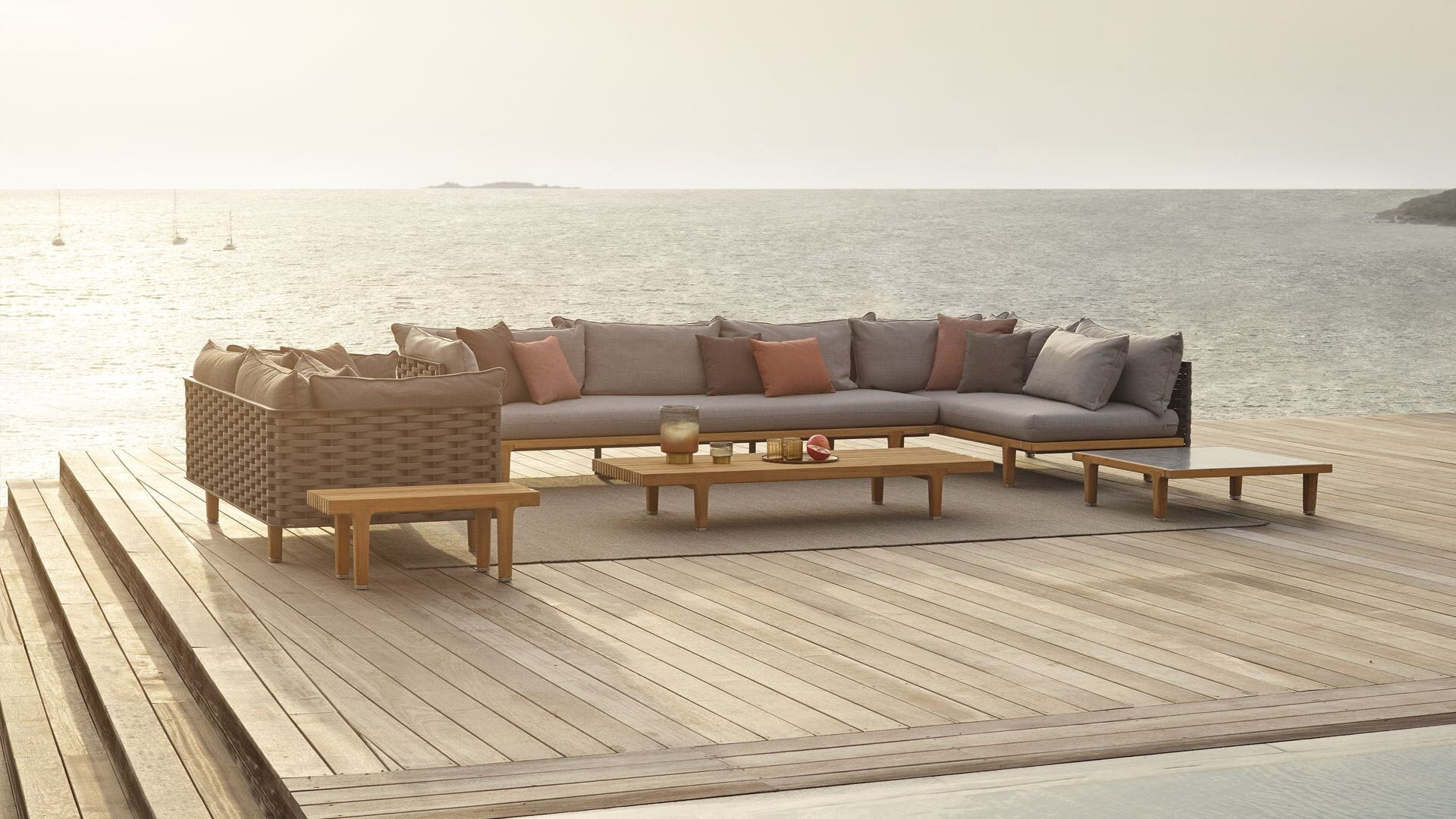 Sealine outdoor furniture by Dedon