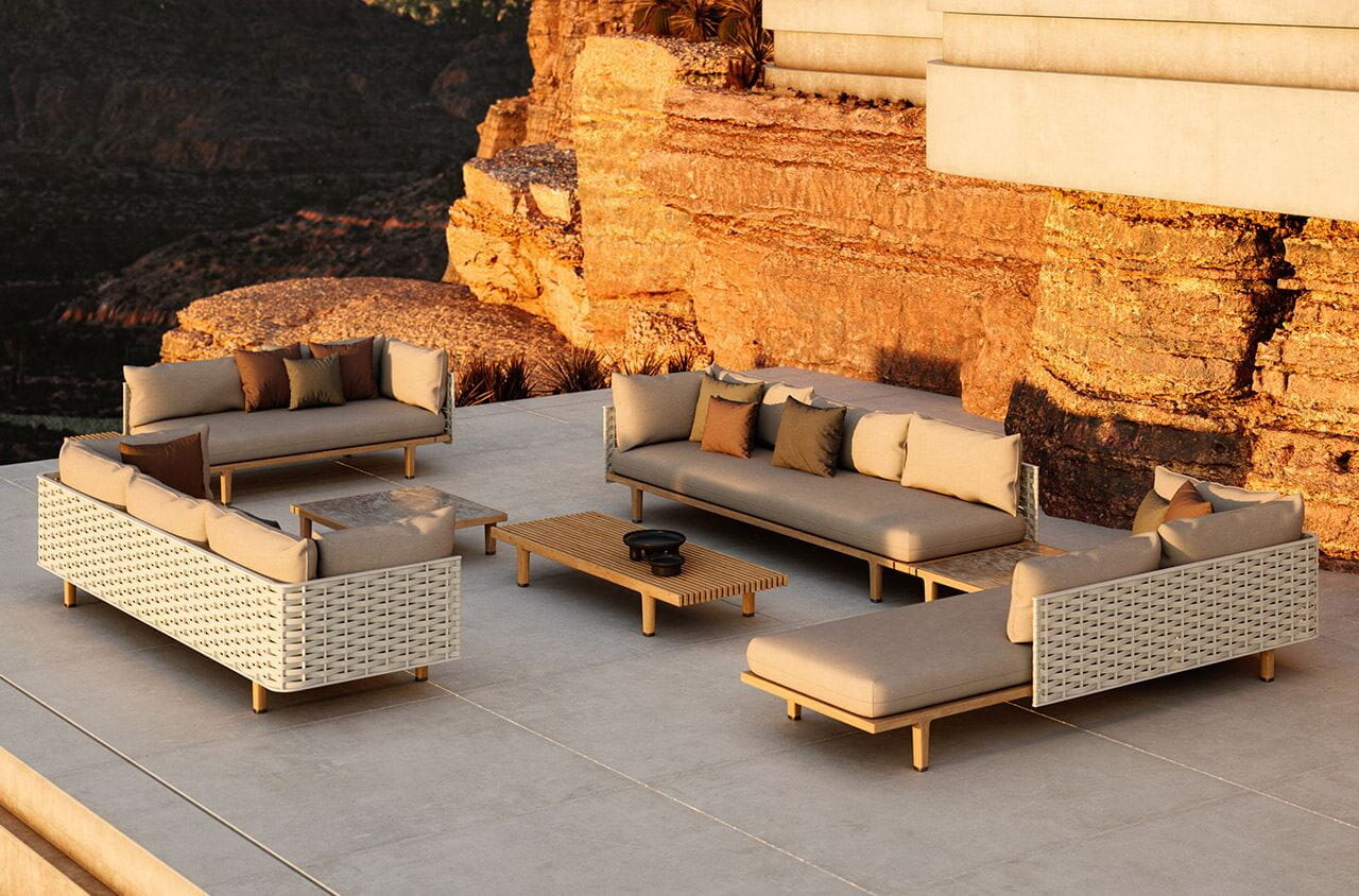 Sealine outdoor furniture by Dedon