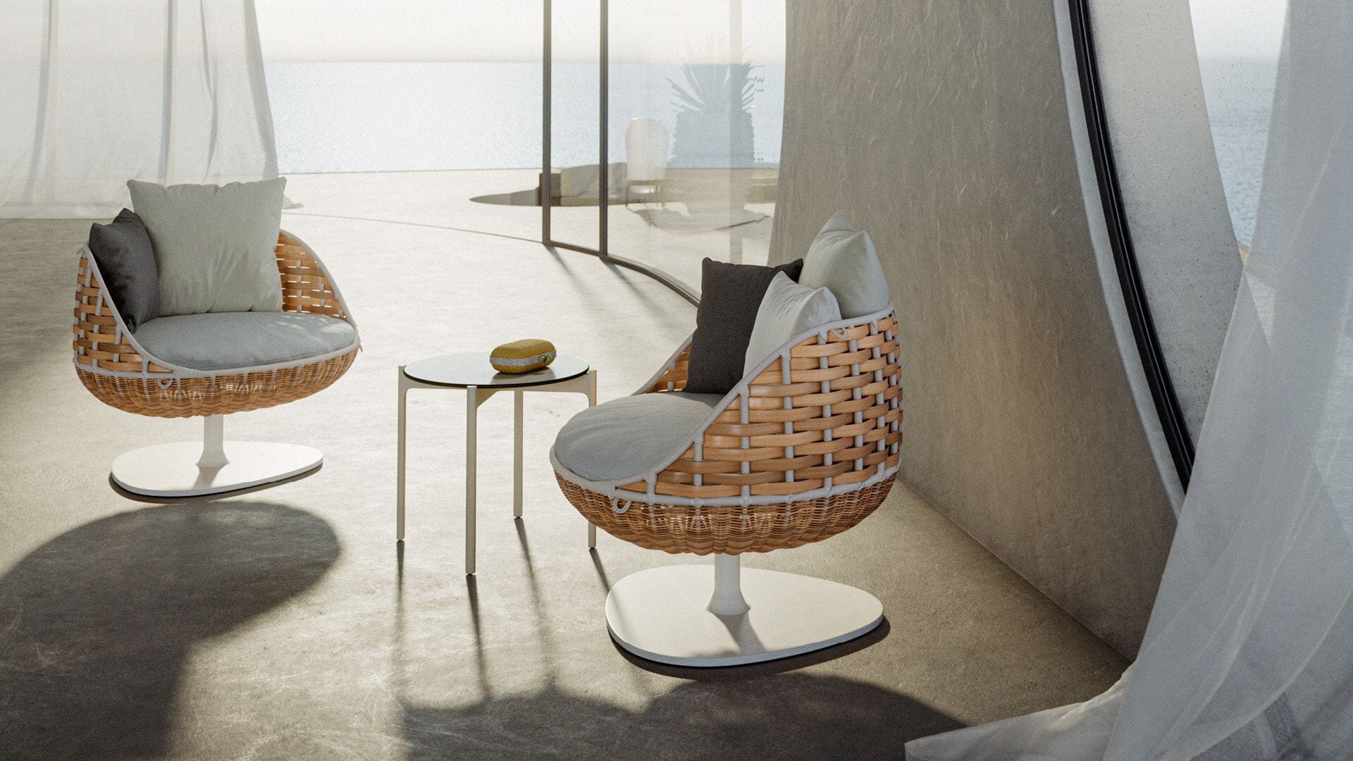 Swingrest outdoor furniture by Dedon