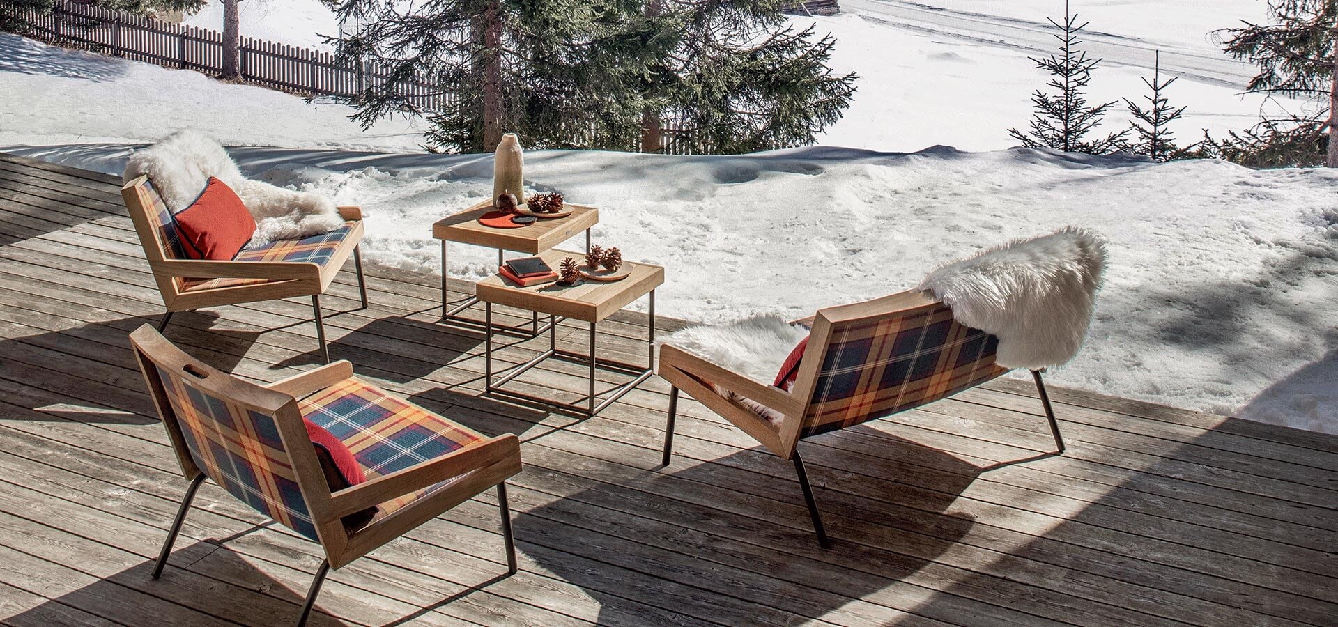 Allaperto Mountain / Tartan by Ethimo