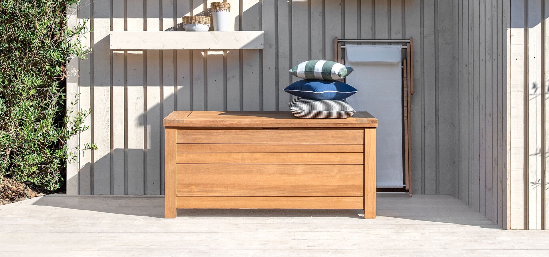 T-Box Pickled Teak Trunk by Ethimo
