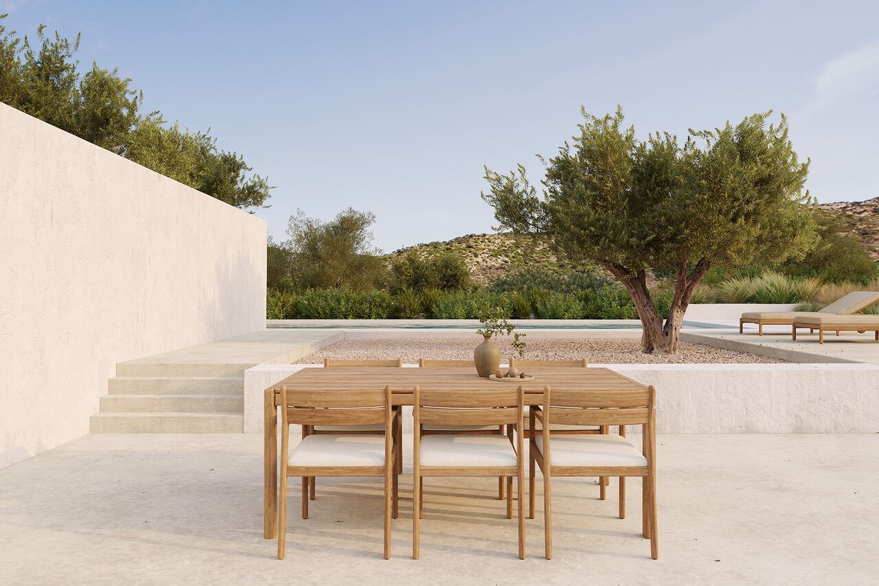 Ethnicraft Jack outdoor dining