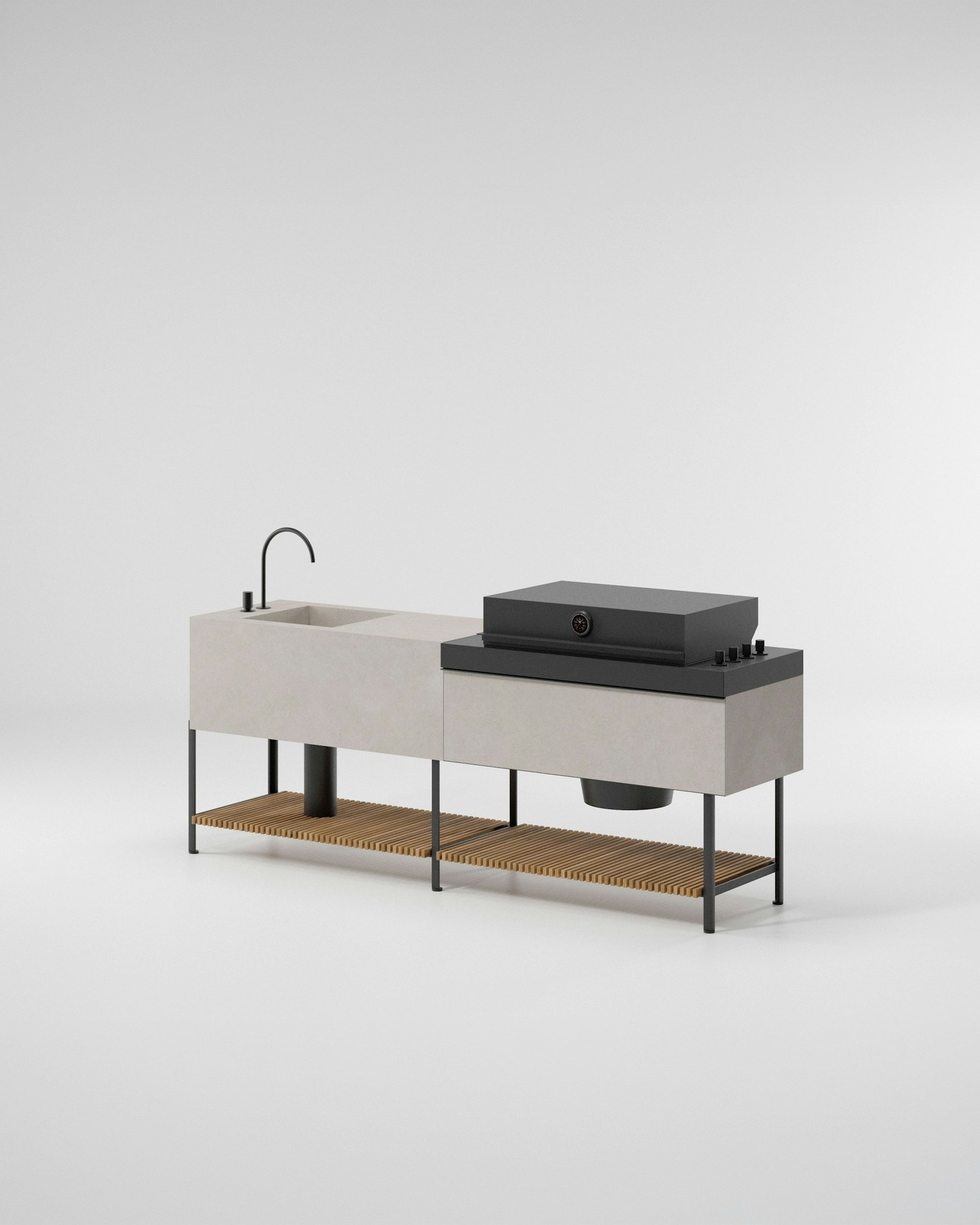 Base Kitchen Double Module