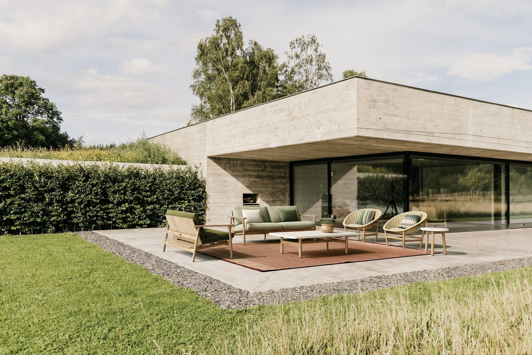 Basket by Nanna & Jorgen Ditzel for Kettal